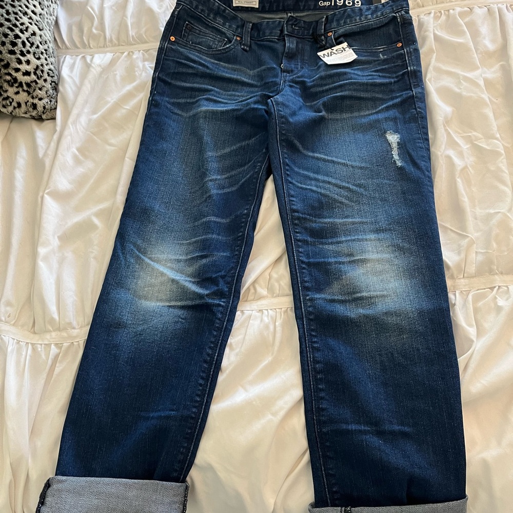 NWT Gap 1969 Real Straight Skimmer size 27.